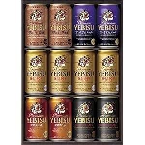 サッポロ ヱビス 5種類 ギフトセット 限定ヱビス Winter Bock入り YOR3D [ 350ml×12本 ]