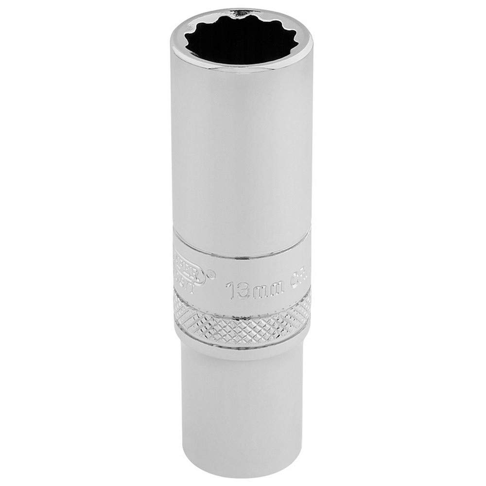 Draper 32823 Metric 3/8-Inch Square Drive Hi-Torq 12-Point Deep 13 mm Socket