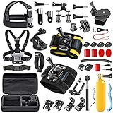 SmilePowo Gopro Session Camera Accessory for GoPro Hero 6,5 Black, Hero Session,Hero 5,4,3,3+,Session,GoPro Fusion,AKASO,SJCAM,DBPOWER，Sports Action Camera,Accessories Kit