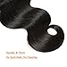 Mureen Brazilian Hair 3 Bundles with Closure Body Wave 4×4 Virgin Hair Lace Closure with Bundles Unprocessed Human Hair Extensions Weave Weft With Closure Natural Color (20 22 24 +18, Free Part)