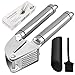 beegod Grillers Garlic Ginger Press Crusher Squeeze Tool and Peeler Set Useful Convenient Kitchen Accessories