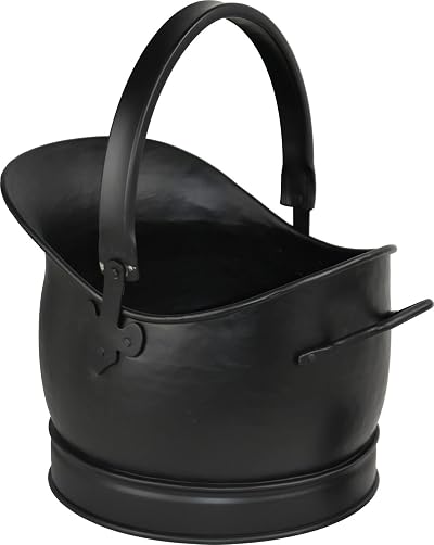 Sterling Ventures Medieval Sallet Helmet Coal Hod Bucket Fireplace Tools