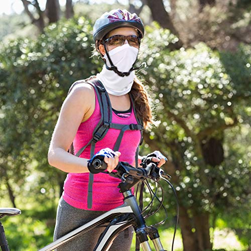 image for SAITAG Summer Neck Gaiter Sun UV Dust Protection Face Mask Breathable 