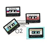 Design Ideas Mixtape Magnets 2" x 1.5" x .1" Set of