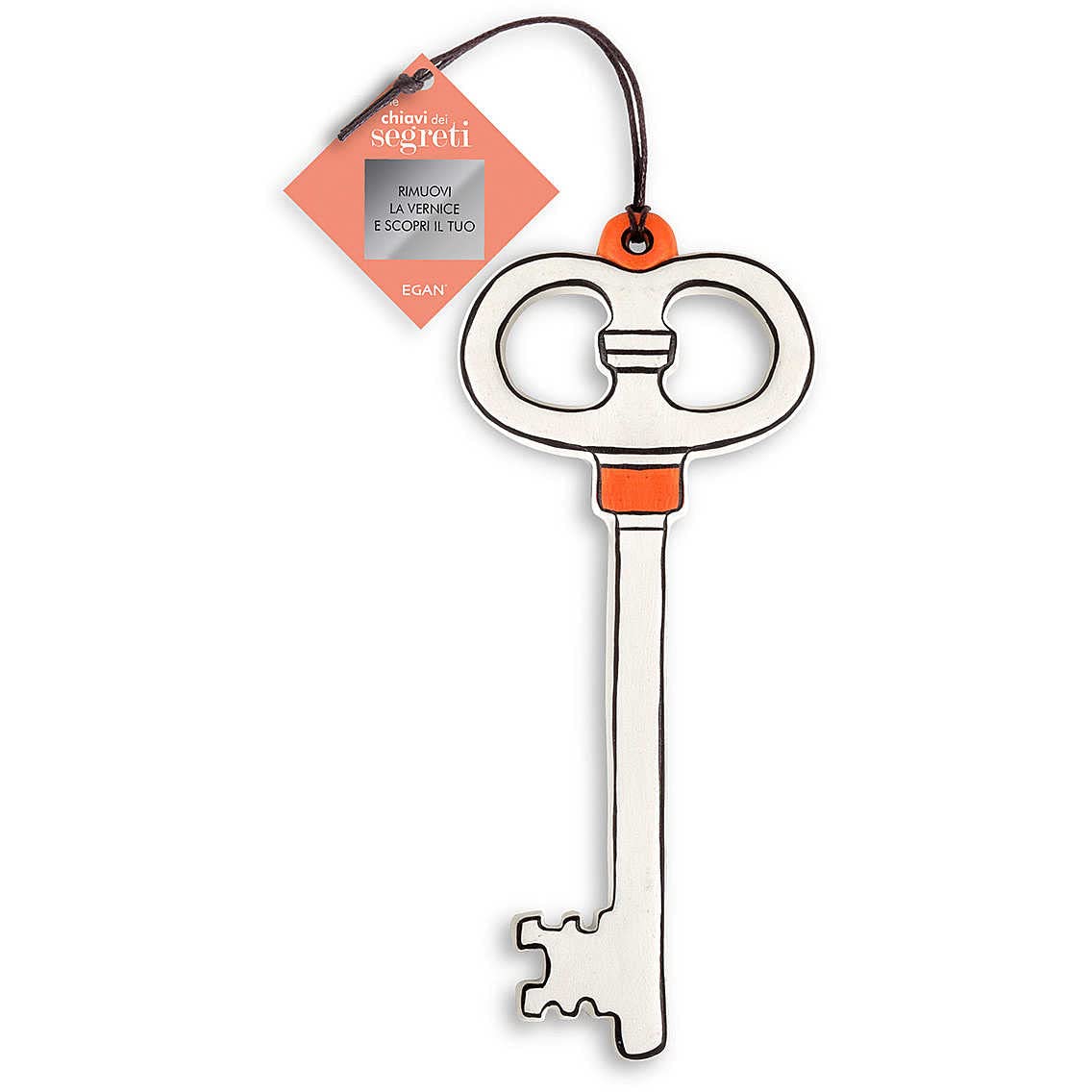 Egan Key Ceramic One size Bianco E Arancione