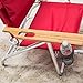 Ostrich Padded 3 N 1 Beach Chair Lounger with Side Tray
