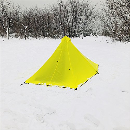 Survivalist Ultralight Pyramid Tents Camping Tent Solo Tent Trekking Pole Tents Waterproof Backpacking Tent