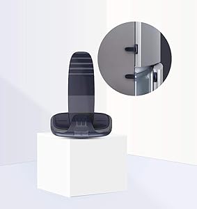 QT BABY Freezer Lock Latch | Fridge Lock for Kids, Toddler, Children, with More Security and Heavy Duty, Child Proof Refrigerator Door Lock is Easy to Install and 3M Adhesive - 1 Pack