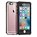 Waterproof Case for iPhone 6/6s [4.7-Inch Version], ALOFOX Clear Shockproof iPhone 6 Swimming Case-Retail Packaging Black+Transparent