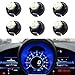 Partsam T4.2 Neo Wedge Instrument Panel LED Light Auto A/C Climate Heater Controls Lamps Bulbs, Blue, Pack of 6
