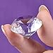 LONGWIN 30mm(1.2 inch) Crystal Diamond Themed Dinner Party Table Decoration Party Favors Gift Idea Pack of 8 (Clear)