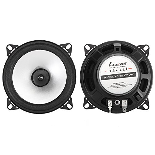 NeDonald 4 Inch 60W 88dB Car Audio Coaxial Speakers Systems Stereo Loudspeaker Subwoofer