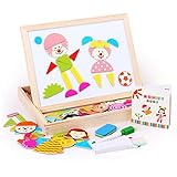 Little star Educational Wooden Magnetic Puzzle Toys for Children Kids Toys