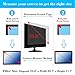 23.8 Inch Monitor Privacy Filter -Anti Glare Screen Protector Compatible Diagonal 23.8″ Widescreen Desktop and All-in-One Monitor with 16:9 Aspect Ratio Screen[20.7″ W x 11.7″ H]thumb 1