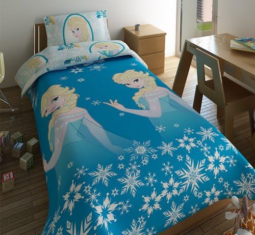 Galleria Farah1970 Disney Frozen Anna Elsa Single Duvet Cover Bed Set Frozen Anna Queen Of Ice Singolo Fact With Officially Licensed