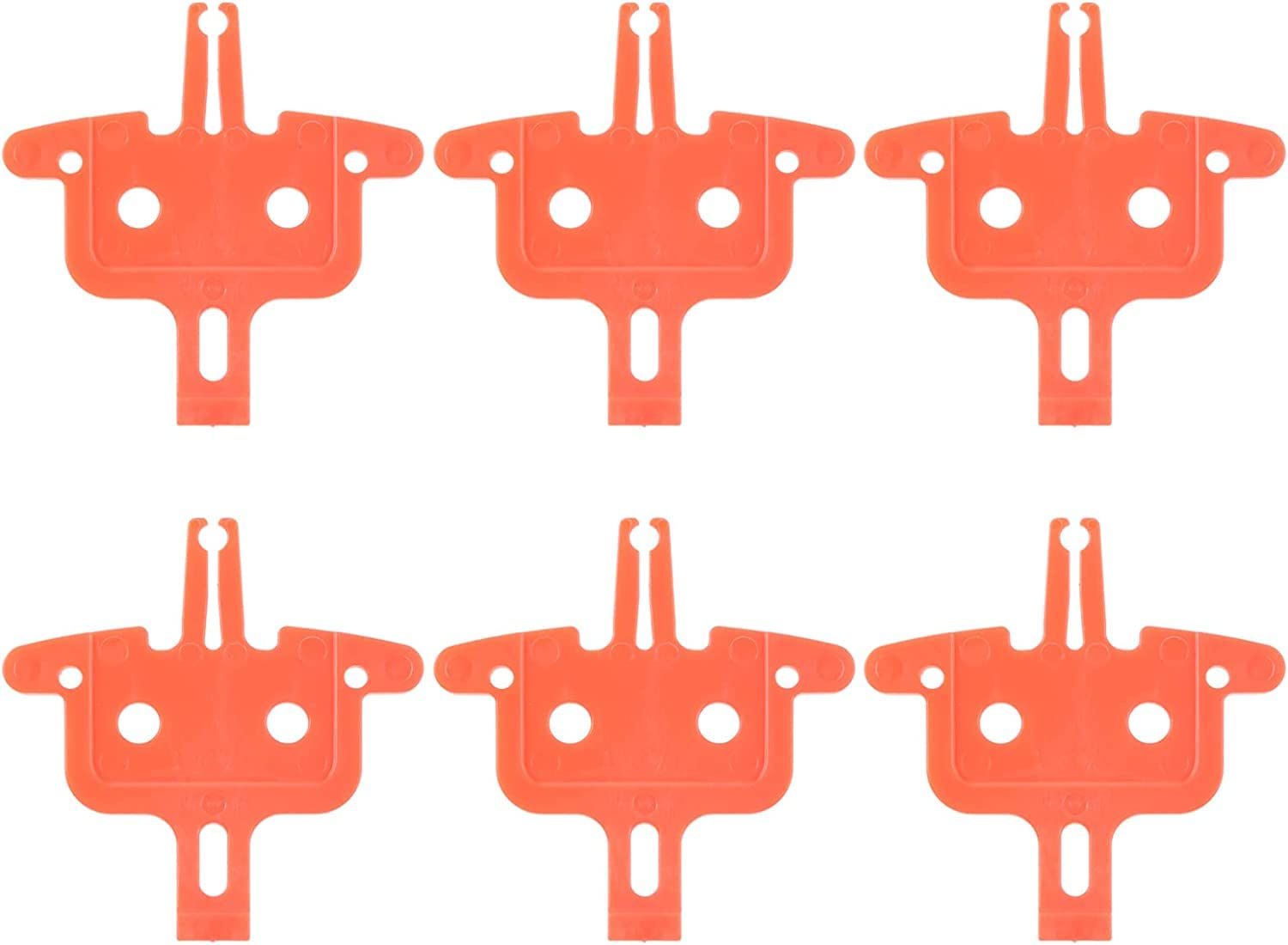 6pcs Disc Brake Spacer Bicycle Brake Spacer Disc Brakes Oil Pressure MTB Bike Parts Prevent Empty Pinch Cycling Accessories Repair Tools Protector Plastic Plate