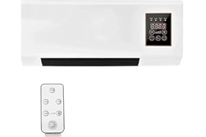 WOSUDIM Alluvo/Climafy Pro,Heating,No Installation Required,Home Office,With Remote (White, 110V)