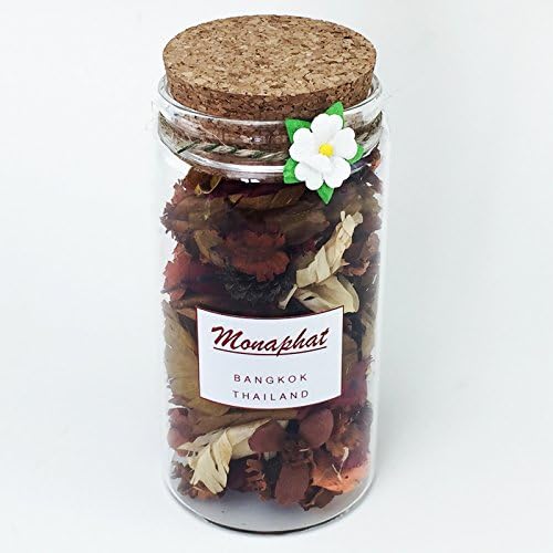 The Beautiful Glass Bottle Design Decorative with CANTALOUPE Fragrance Potpourri #PR-0803