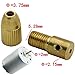 Mini Brass Drill Chuck Drill Collet Set 0.5-3.0mm fit for Micro Twist Drill Chuck Hobby Model Tool