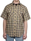 Farmall IH Men's Western Plaid Short Sleeve Shirt