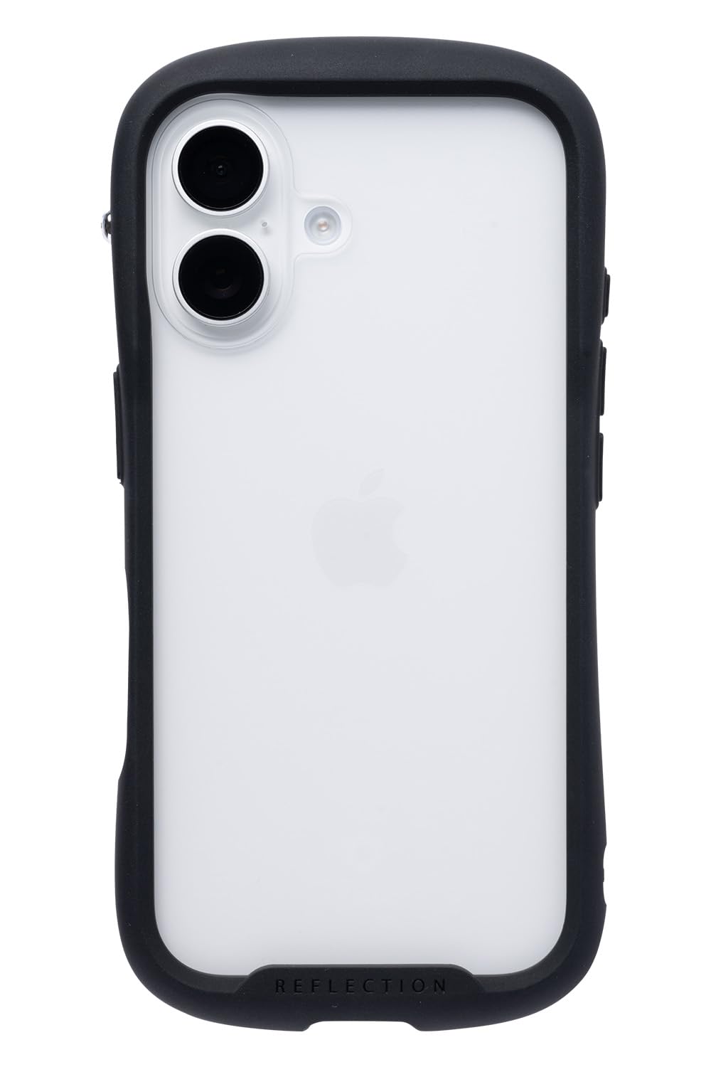 iFace Reflection Frost iPhone 16 ケース クリア 強化ガラス(ブラック)【指紋が目立ちにくい 黄変防止 すりガラス 半透明 曇りガラス アイフェイス アイフォン16 iphone16 用 カバー 耐衝撃 ストラップホール付き】商品画像