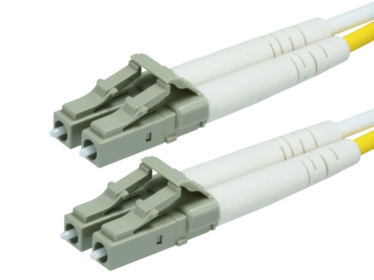 Monoprice 10Gb Fiber Optic Cable, LC/LC, Multi Mode, Duplex – 50 Meter (50/125 Type) – Aqua