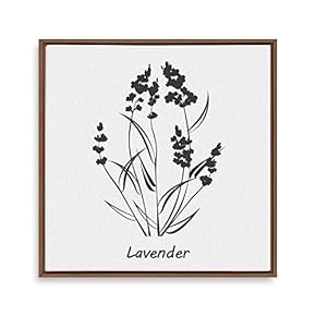 Framed Canvas Wall Art for Living Room, Bedroom Nordic Style Plants Theme Canvas Prints for Home Decoration Ready to Hang - 16x16 inches