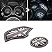 Soft Silicone Black & Gray Union Jack UK Flag Style Front Cup Holders 4PCS Coasters and Storage Box Mat for Mini Cooper F55 F56