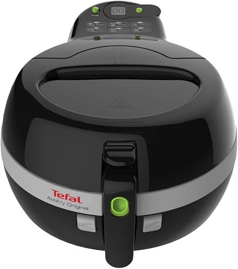 Amazon Com T Fal Fz Actifry Oil Less Air Fryer With Large 2 2 Lbs Food Capacity And Recipe Book Black Deep Fryers Kitchen Dining