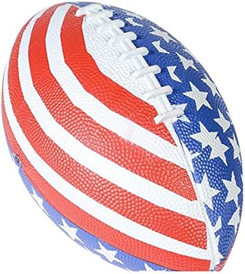 Patriótica estrellas y rayas americano bandera fútbol (1): Amazon ...