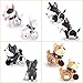 MIFXIN Cute Dog Keychain Key Ring Key Chain Car Key Decoration Keychain for Kids Adults Party Friendship, Bull Terrier