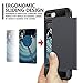 Vofolen Case Hidden Pocket Dual Layer Protective Hard Case Black