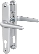 Bwintech UPVC Aluminium Door Handle Set 92mm 210mm 243mm Plate 8x8mm Spindle view 1