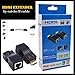 KSRplayer 2Pcs HDMI Repeater, HDMI to RJ45 Network Cable Extender Over by Cat 5e / 6 1080p up to 30m Extender Repeater for HDTV HDPC PS4 STB 4K 2K
