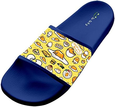 UIJ JJAA Gudetama Fashion Slide Sandals Indoor &amp; Outdoor Slippers 10 B(M) US