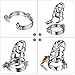 Tooluu Cock Cage Chastity Device for Male Penis Exercise, with 3 Different Size 1.57