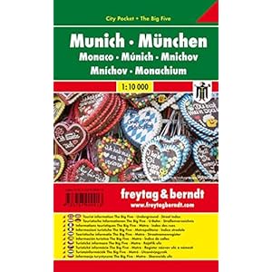 Munich City Pocket Map 1:10K FB (English, Spanish, French, Italian and German Edition)