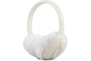 OMUKY Kids Winter Earmuffs Soft Comfortable Plush Ear Covers Children Warm Knit Cold Weather Ear Warmer