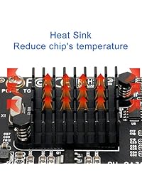 SHINESTAR - Tarjeta PCIe SATA de 4 puertos con 4 cables SATA, tarjeta de expansión PCI Express a controlador SATA con soporte de perfil bajo, 6 Gb s SATA 3.0 PCI-e Card Non-Raid, arranque como disco del sistema, soporte HDD o SSD