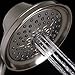 Sakaika 3 Setting 2.5 GPM Brushed Nickel Hand Held Shower Head Replacement Part with Massage & Mist Spray from the Luxury Multifunction Handheld Showerhead Collection - Handshower Only Without Hose