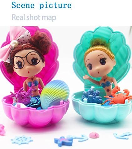 EELHOE Marine Series Confetti Pop Special Limited Edition Dolls 2018 Surprise Shell Marvelous Marine Mini Biological Random Combination Accessories (purple)