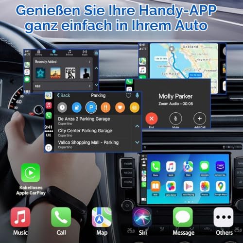 Wireless CarPlay Adapter Auto, Stabiler Schneller Mini Stick Plug & Play, Kompatibel Mit iPhone iOS 10+ für Fahrzeuge Mit CarPlay
