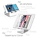 Cell Phone Stand, KAERSI K1 iPhone iPad Universal Stand Holder, Desk Dock Mount for iPhone 6 6s 7 Plus 4s 5c 5 5s Charging, Samsung Mobile Phone and Tablet Accessories iPhone Desktop Display - Silver