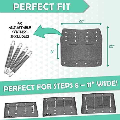 LATCH.IT RV Step Covers 3 Pack 22" Wide Camper Step Covers for Radius