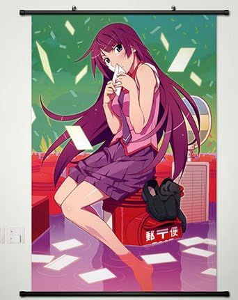 Home Decor Anime Bakemonogatari Wall Scroll Poster Fabric Painting Senjougahara Hitagi 055 L