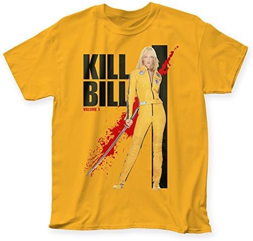 Kill Bill - Mens Poster T-Shirt, Size: Small, Color: Honey