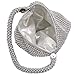 AIJUN Women's Rhinestone Purse Evening Bags Sparkly Glitter Triangle Clutch Purses for Women Evening Party Prom Cocktail,1920s Purse