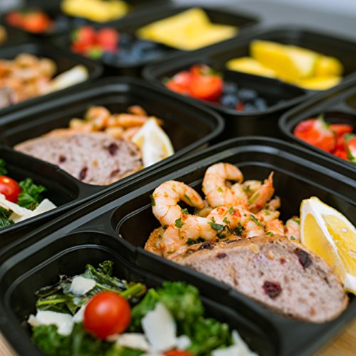 Bento Lunch Box Set Meal Prep Food Storage Restaurant Containers Plastic Foodsaver (8pk