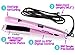 Silky Hair One Pass Flat Iron 475°F Hair Straightener | Vibrating/Ceramic + Titanium Tourmaline Fusion Floating Plates Straighten Curly,Coarse,Damaged & Thin Hair | Dual Voltage & Auto Shut Off