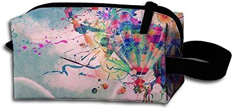 Abstract Hot Air Balloon Unisex Toiletry Bag Small Storage Organizer Case Handag
